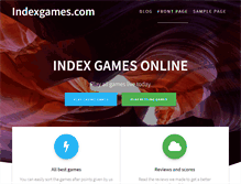 Tablet Screenshot of indexgames.com